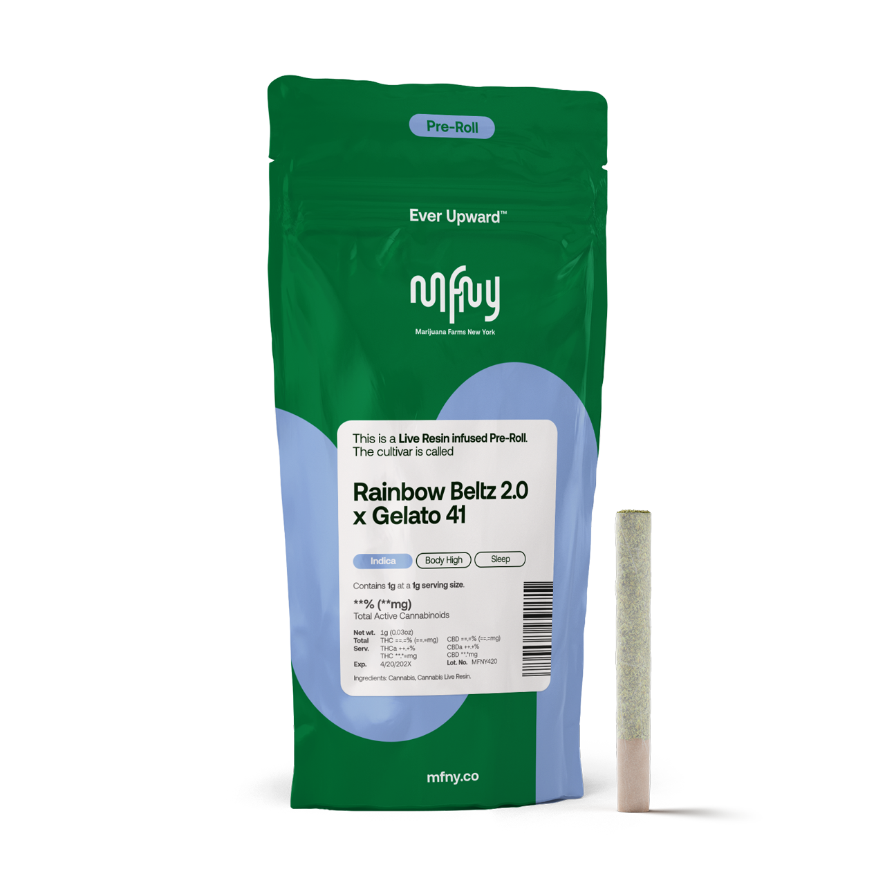 YOZO　　　　　　　　　　　　　　　　　RAINBOW COUNTRY Off Hours | Rainbow Belts | Vape AIO 1g - 1g | Vaporizers